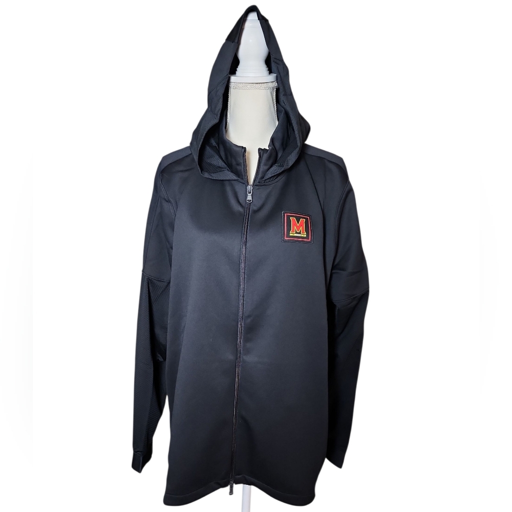 NWT‎ Maryland Terrapins Under Armour Athlete Recovery Hooded Jacket Womens